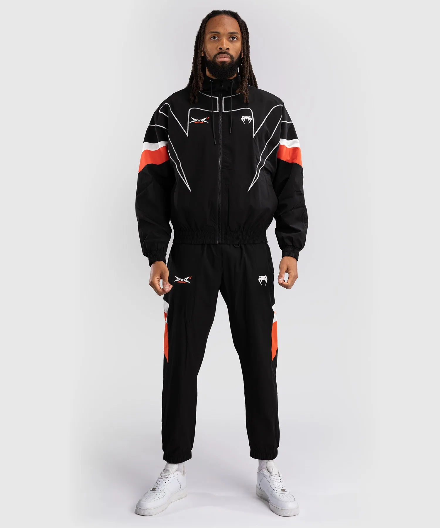 Venum x DTR Fight Attack 90 Tracksuit Pants - Black/Orange