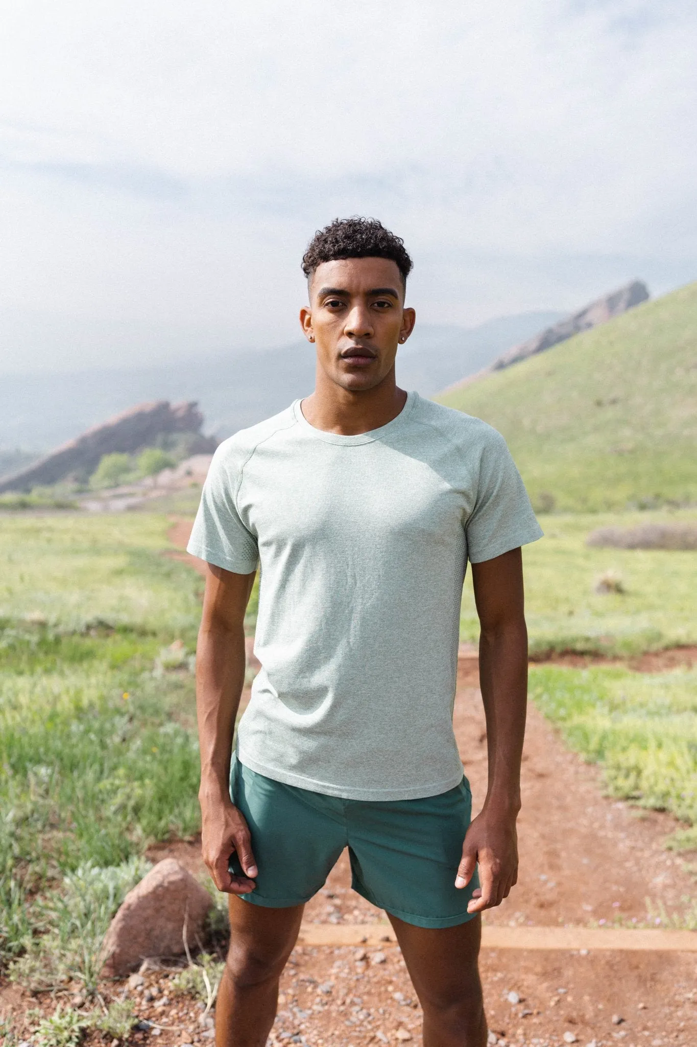 Vitality Kinetic Tee - Eucalyptus Marl