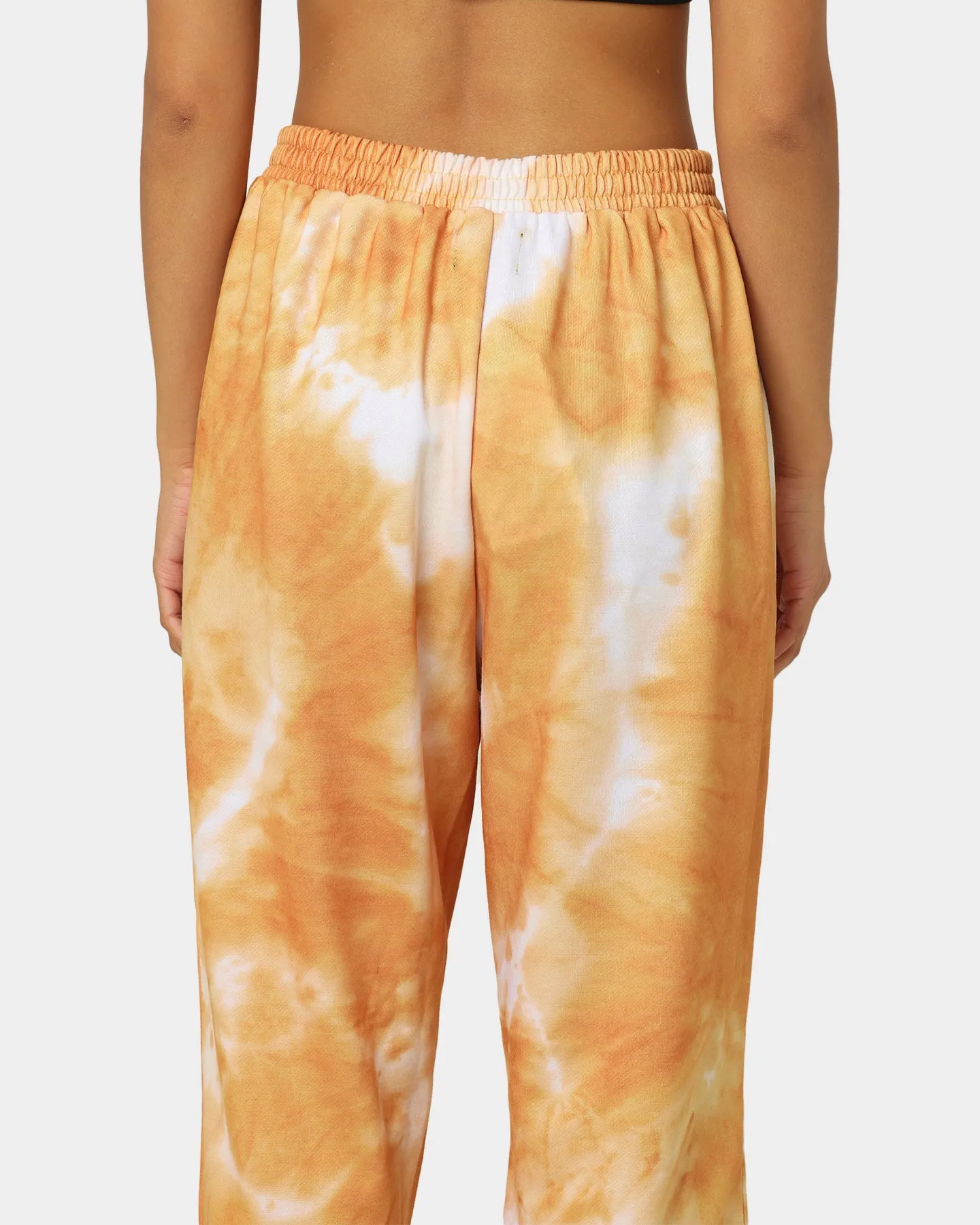 XXIII Women's Zuzu Tie Dye Track Pants Orange/White